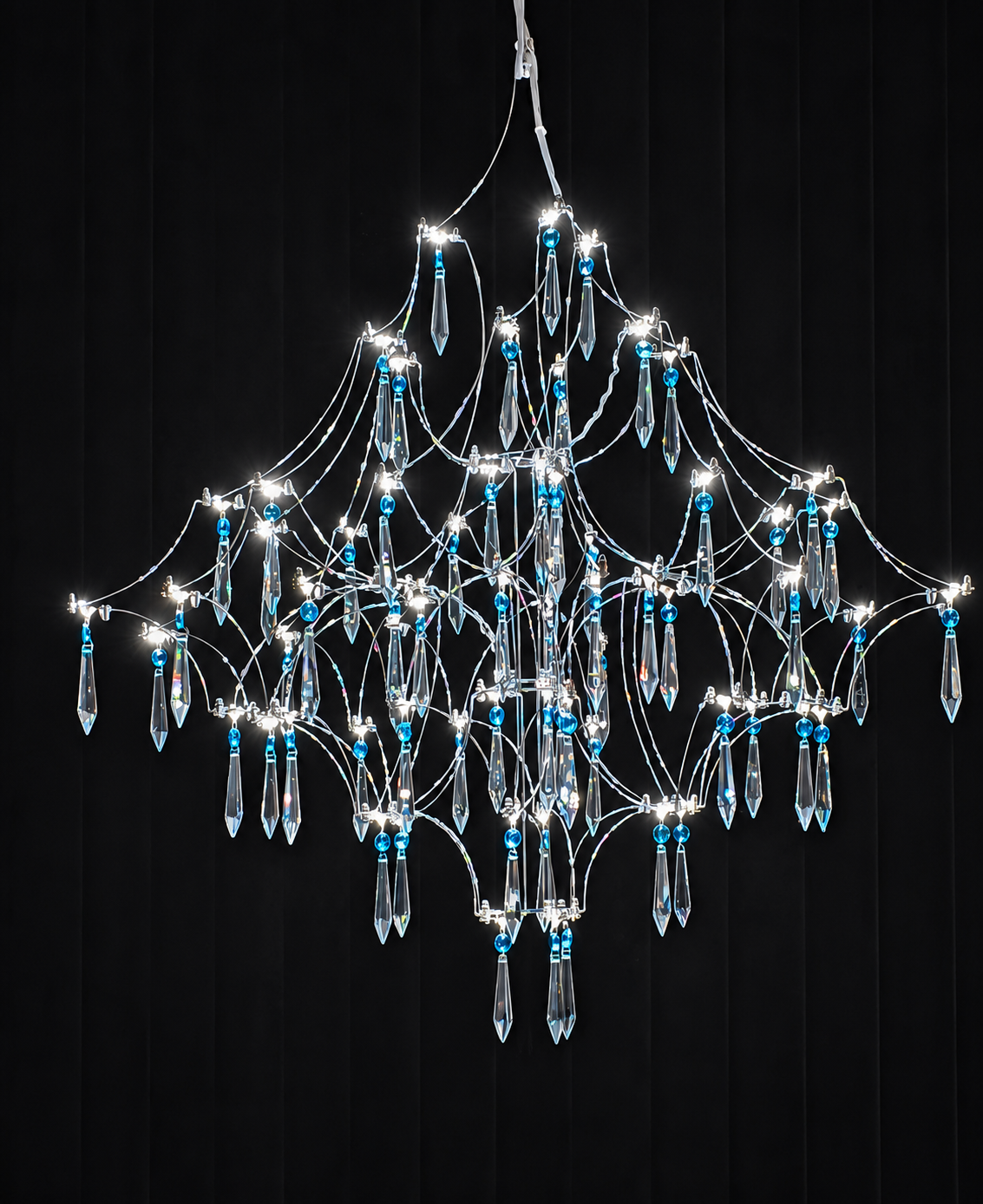 Luxury lighting and chandelier installation