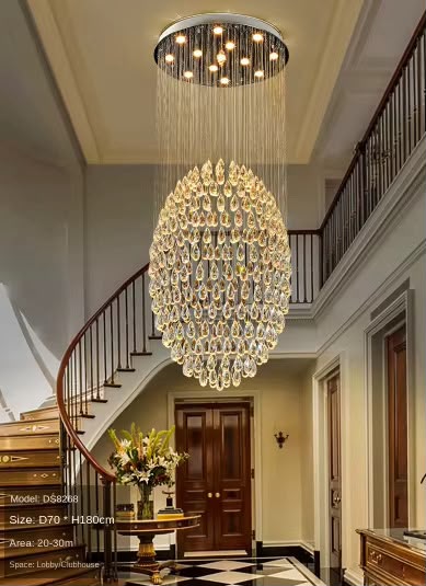 Luxury lighting and chandelier installation