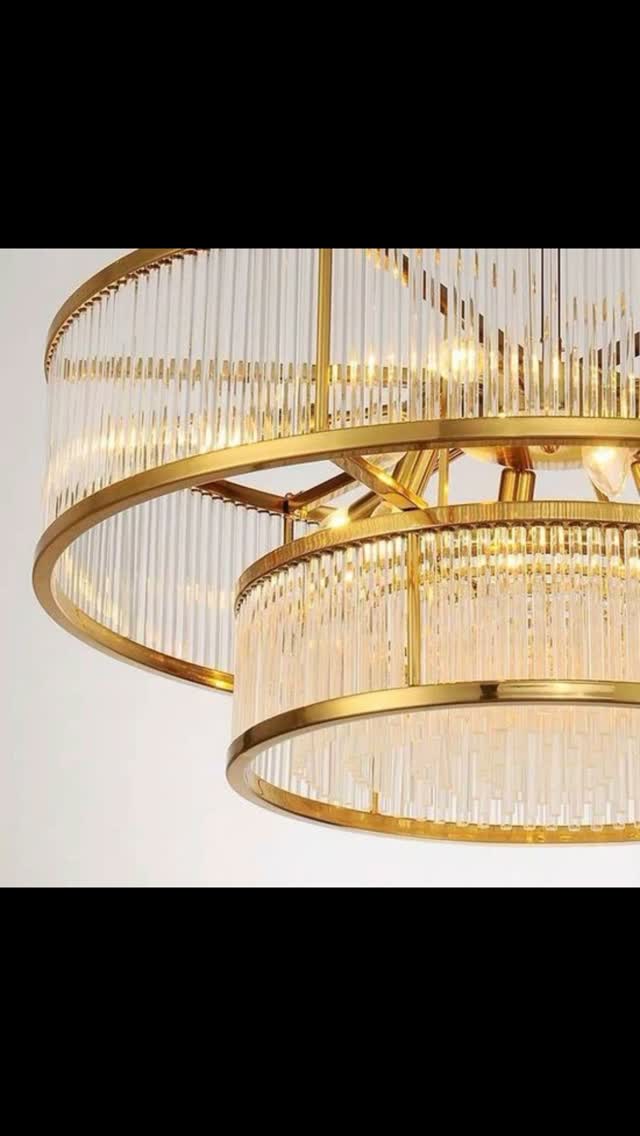 Double Ring Luxury Chandelier