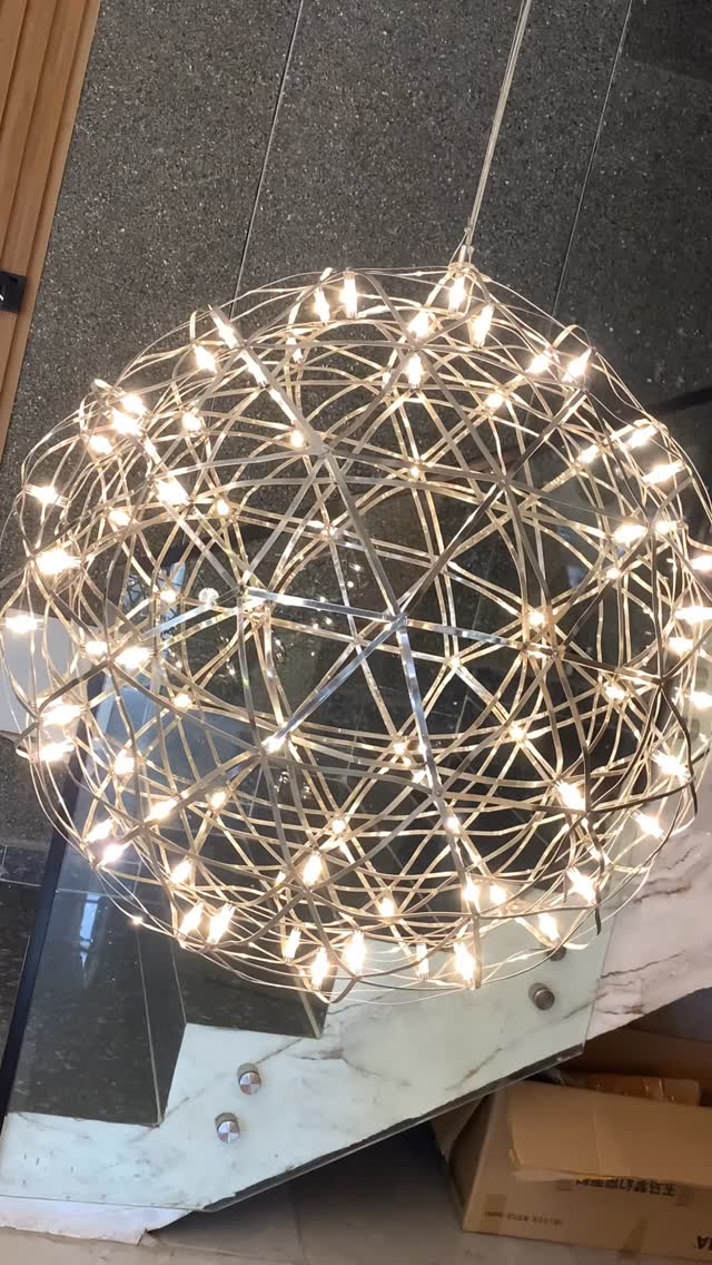 Geodesic Spherical Modern Chandelier